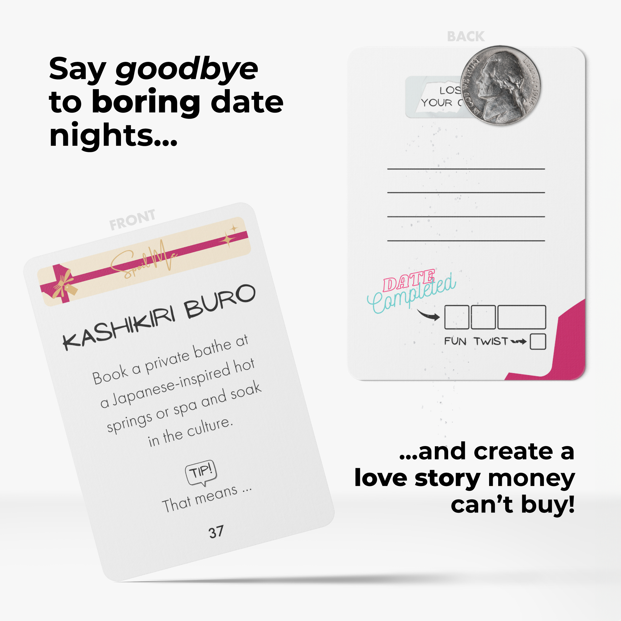 fun and romantic date card revealed